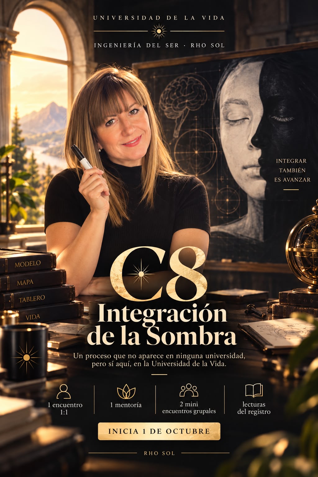 Presentación de C8, Integración de la Sombra, con Rho Sol. Inicio: 1 de octubre.
